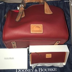 Dooney & Bourke Kendra Satchel & zip wallet (Wine)